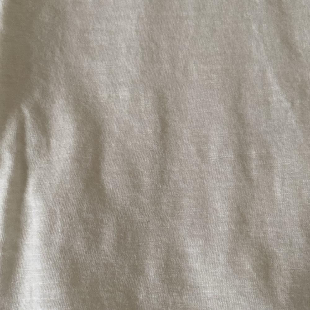 Talbots Small Tuxedo Cat Off White 3/4 Sleeve Scoop Neck Cotton Tee New - Picture 12 of 13
